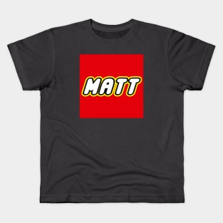 MATT - Personalized LEGO Name Kids T-Shirt